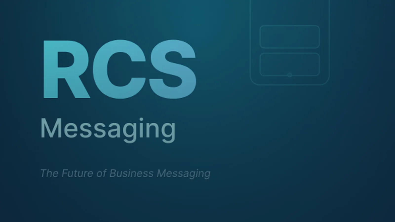 RCS Messaging book cover